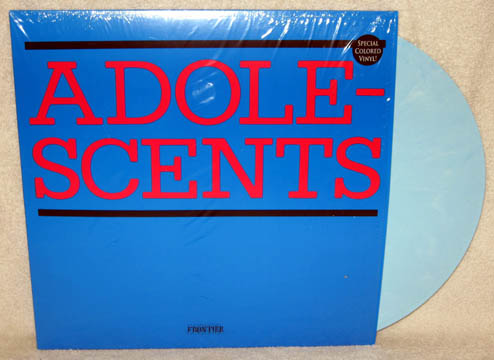 ADOLESCENTS "Blue Album" LP (Frontier) Blue Vinyl
